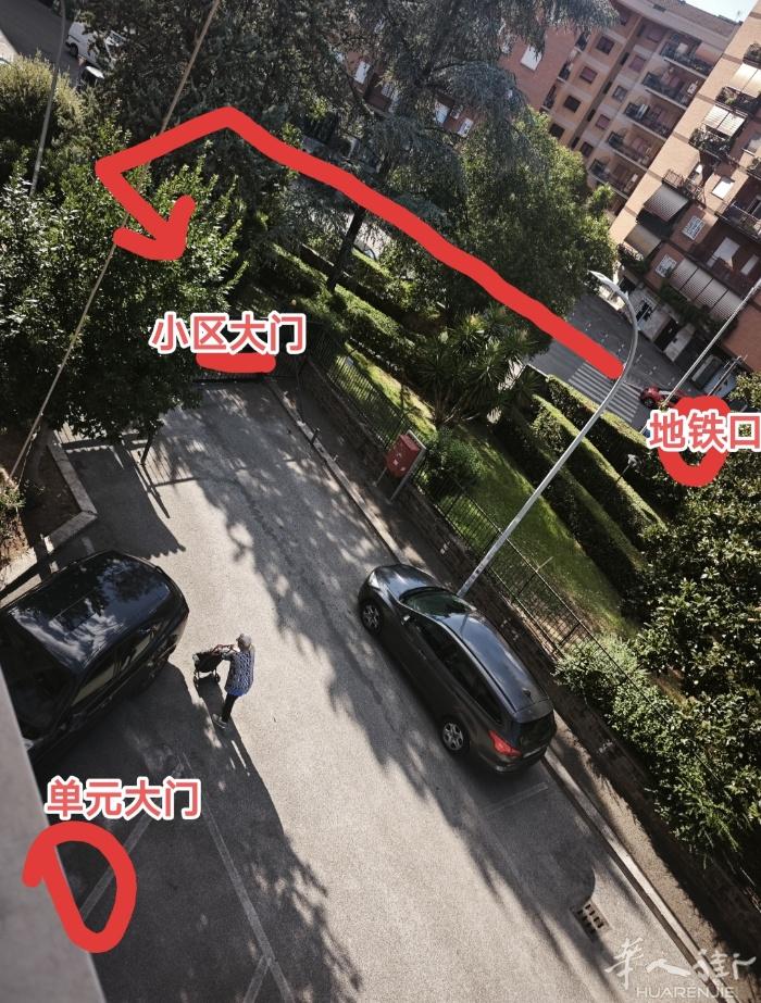 罗马租房｜C线Alessandrino地铁口 大间带阳台 长租 位置：罗马C