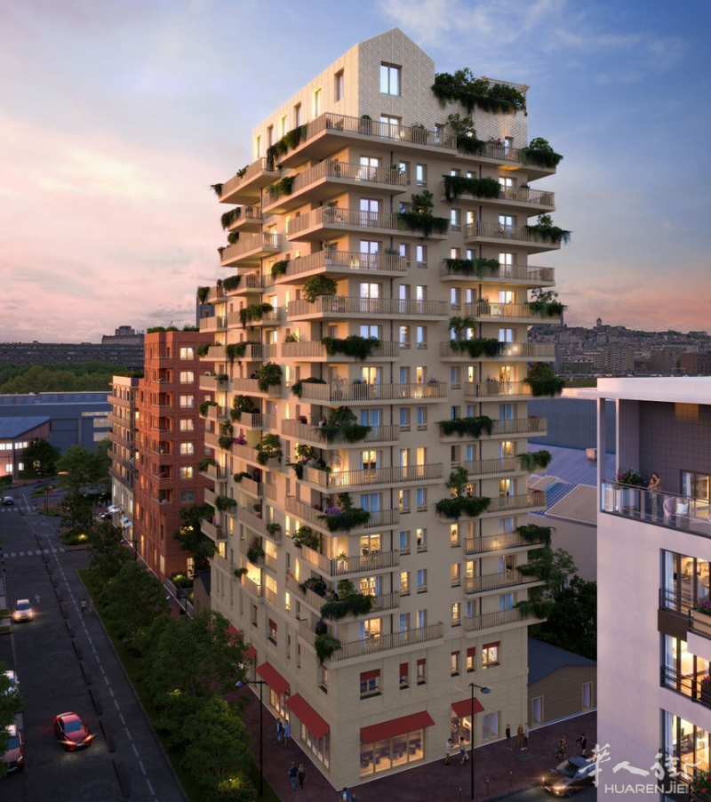 93 Aubervilliers 新楼盘 12号线地铁口！ 交通方便 自住TVA5.5*投资TVA10
