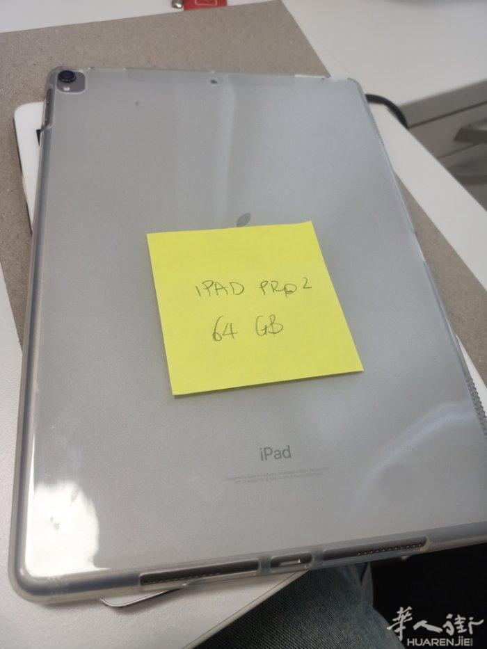 米兰出ipad pro 2代 64gb 200欧