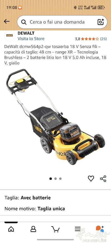 Dewalt 割草机用电池的，只用过一次 有兴趣联系  weixin  q333