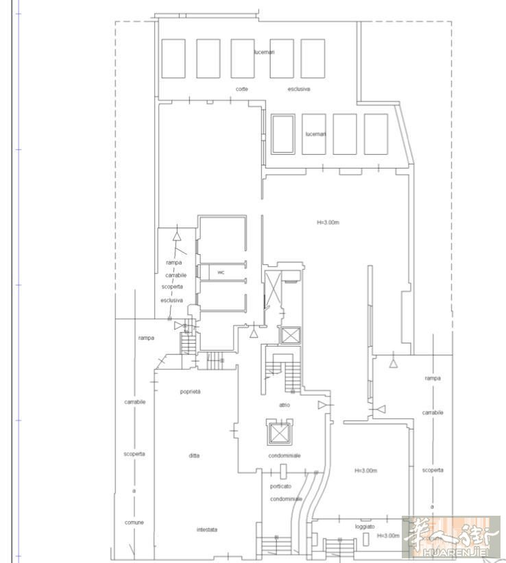 佛罗伦萨 Viale Gramsci 42 商业物业出租 | 350㎡ 室内 +