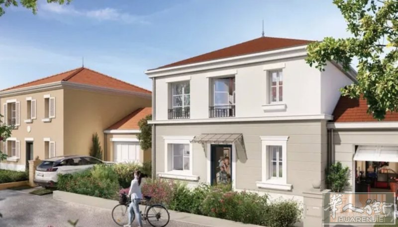 🏡 巴黎北部95省Puiseux-en-France新兴生态社区🌳独栋、联排别墅&高端公寓🏠P