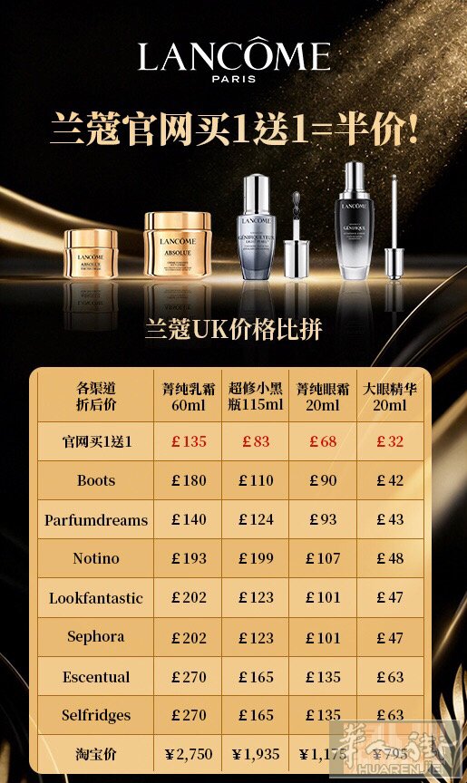 妈呀刚发现兰蔻官网买一送一最后一天了，姐妹们快去！错过这村没这店