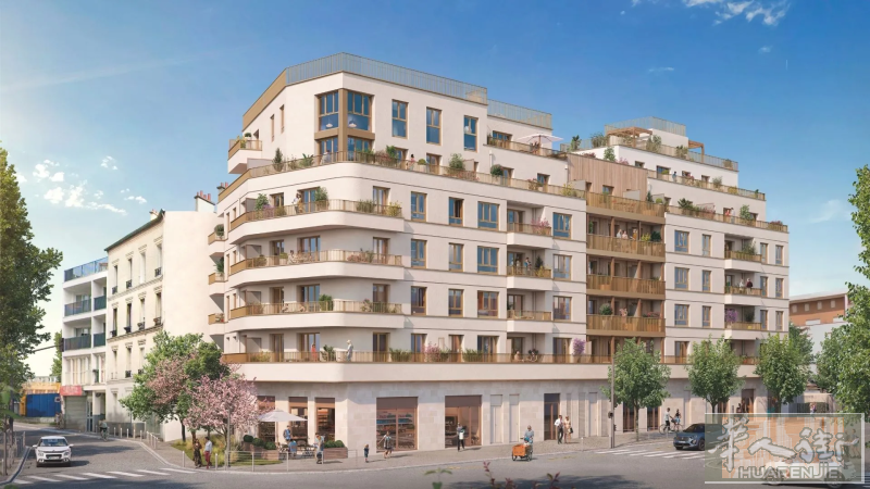 巴黎93区Bagnolet 新房，地铁11号线步行14分钟