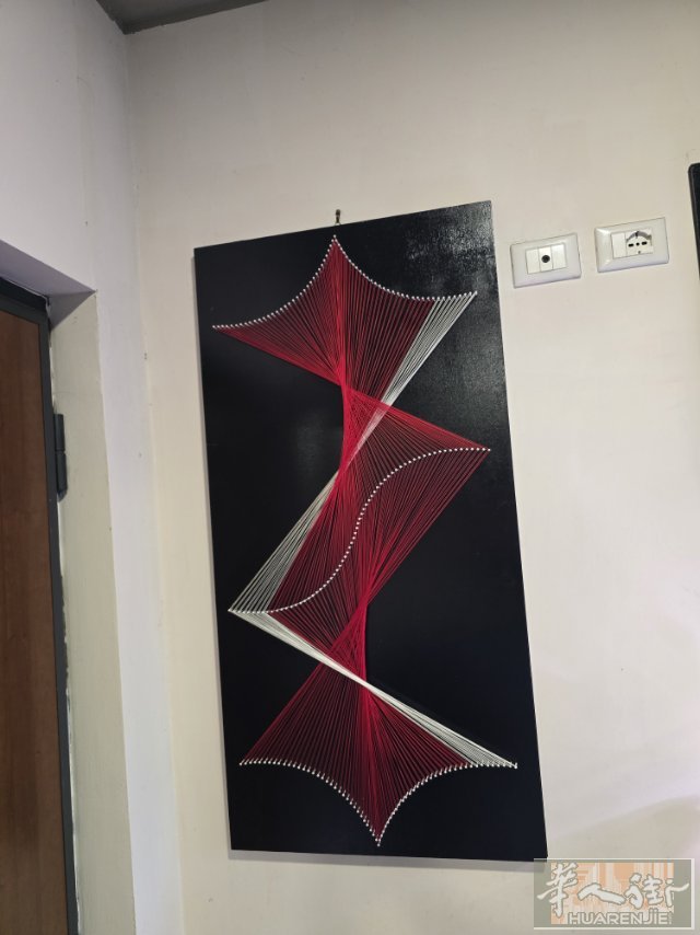 老外放店里出售的壁画，手工制作