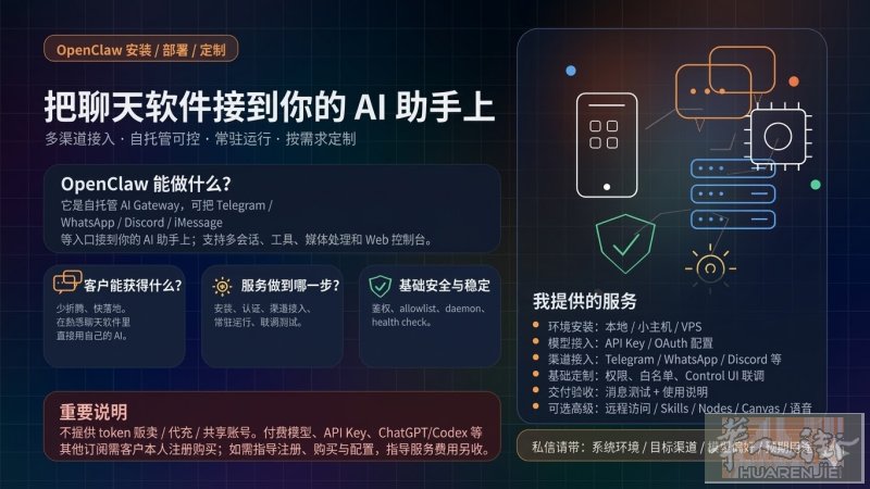 【OpenClaw 安装 / 部署 / 定制服务】