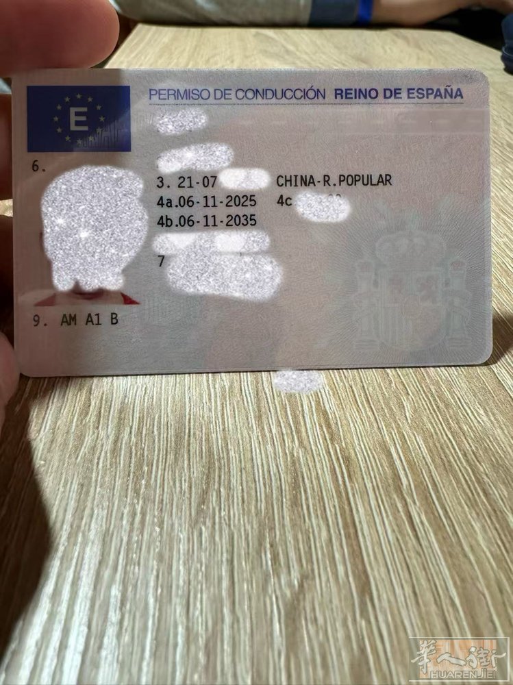 需要西班牙驾照的联系  下证快  费用低