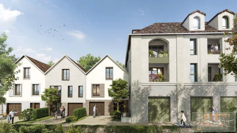 巴黎78省联排别墅高端住宅🏠位于 Neauphle-le-Château 历史中心🌆前 Grand Marnier 旧酒厂核心地段 💎    便捷交通