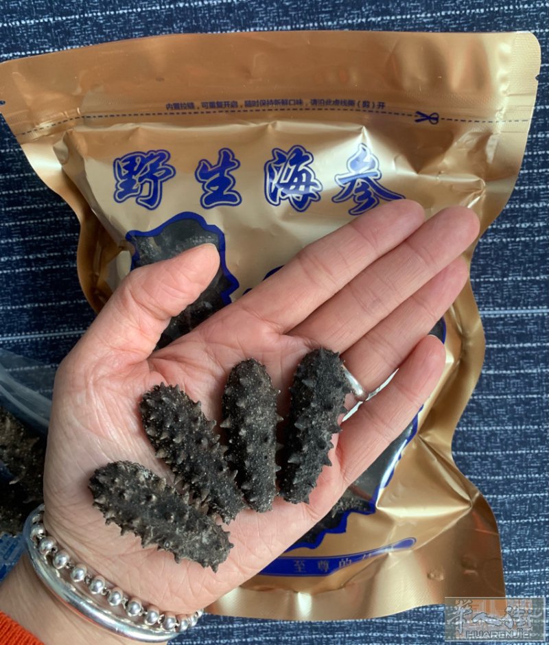 大连辽刺参：海水寒冷，海参生长缓慢，营养全锁在肉里，超美味！口感Q弹紧实