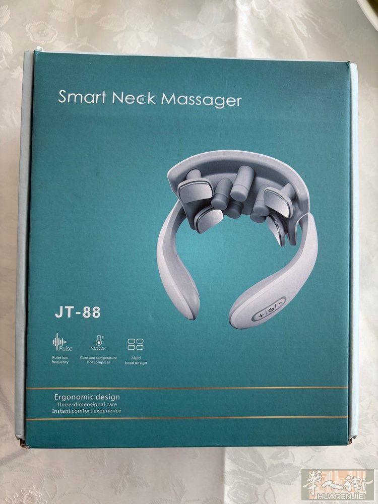 smart neck massager 按摩颈椎器，八成新。出售20欧元。联系电