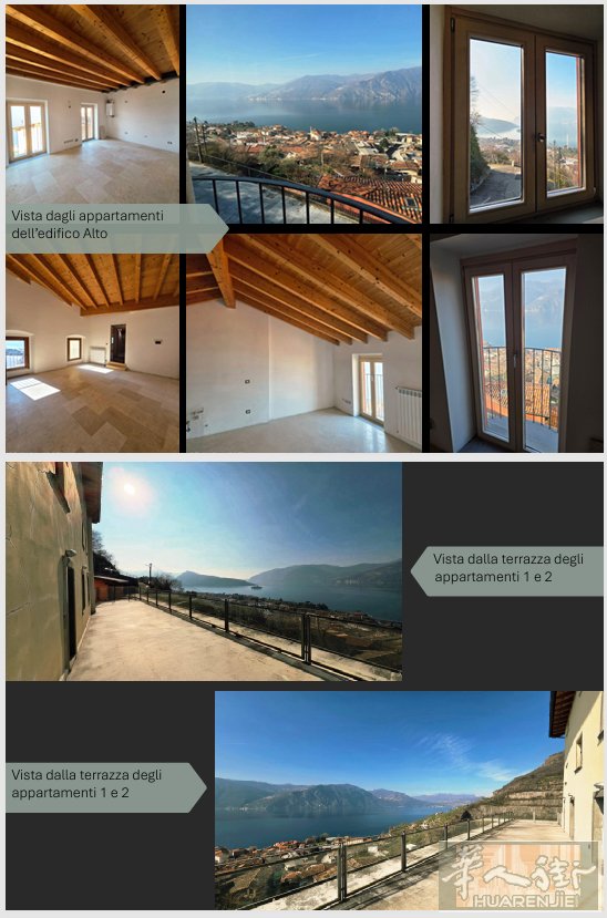 湖景住宅 – Marone, Lago d’Iseo 绝美湖景！位于Marone