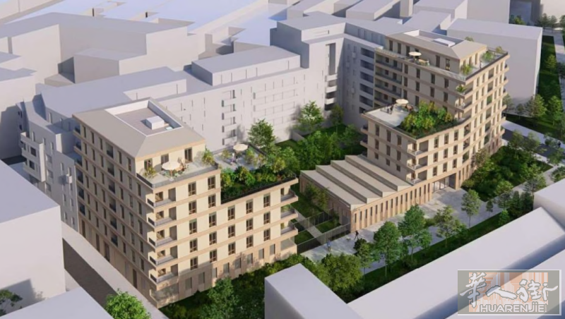 Aubervilliers市中心新房，两房一厅自主价29万1起