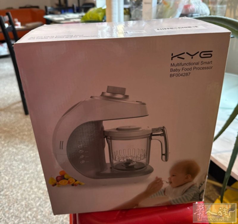 出售全新KYG婴儿辅食机 •可以蒸煮+搅拌一体，专门用来给宝宝做细腻辅食，安全又