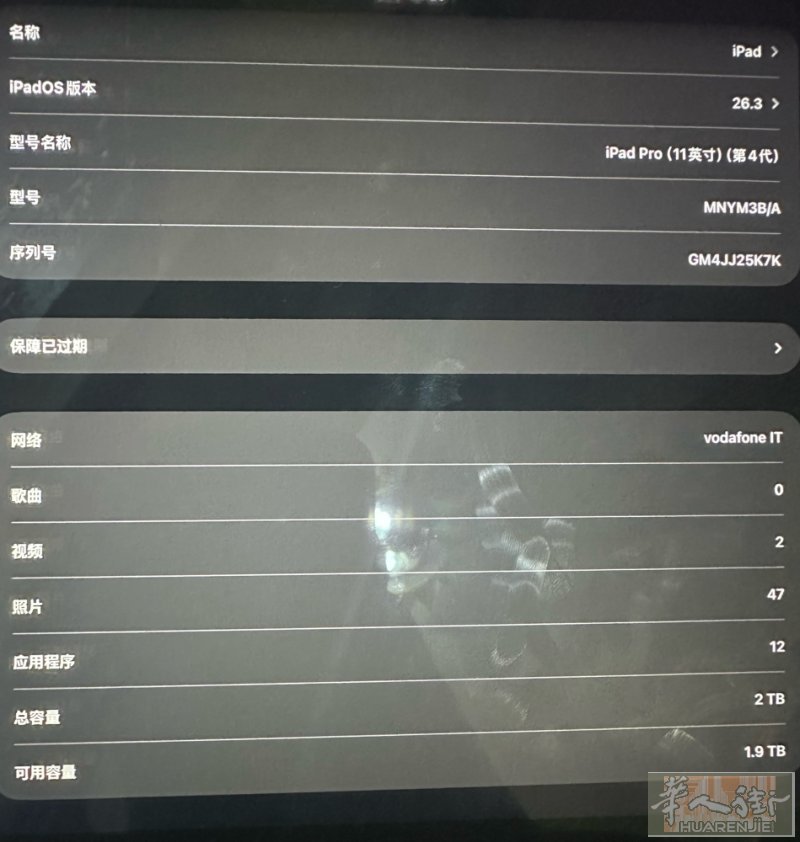 出一台11英寸的ipad pro 2022年的，99新，屏幕和外观无划痕，白色，
