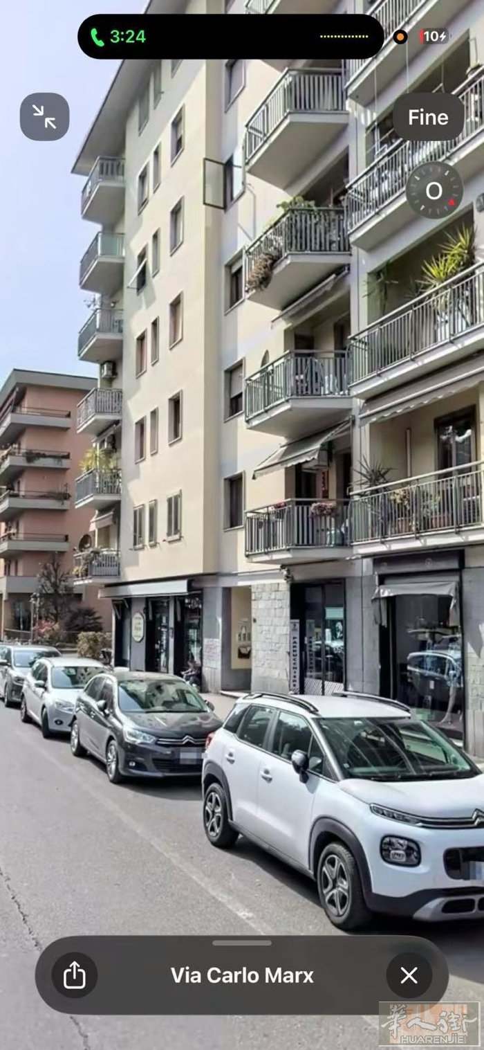 Via roma 小公园附近，120平住家出售，三房一厅一厨，售价22万