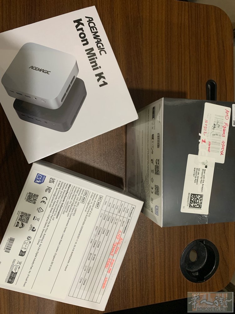 全新未开封电脑主机 minipc Ryzen 4300U 16+512