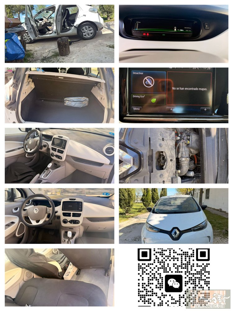 雷诺2018年 Renault Zoe 40Kv 纯电车 续航能力260公里