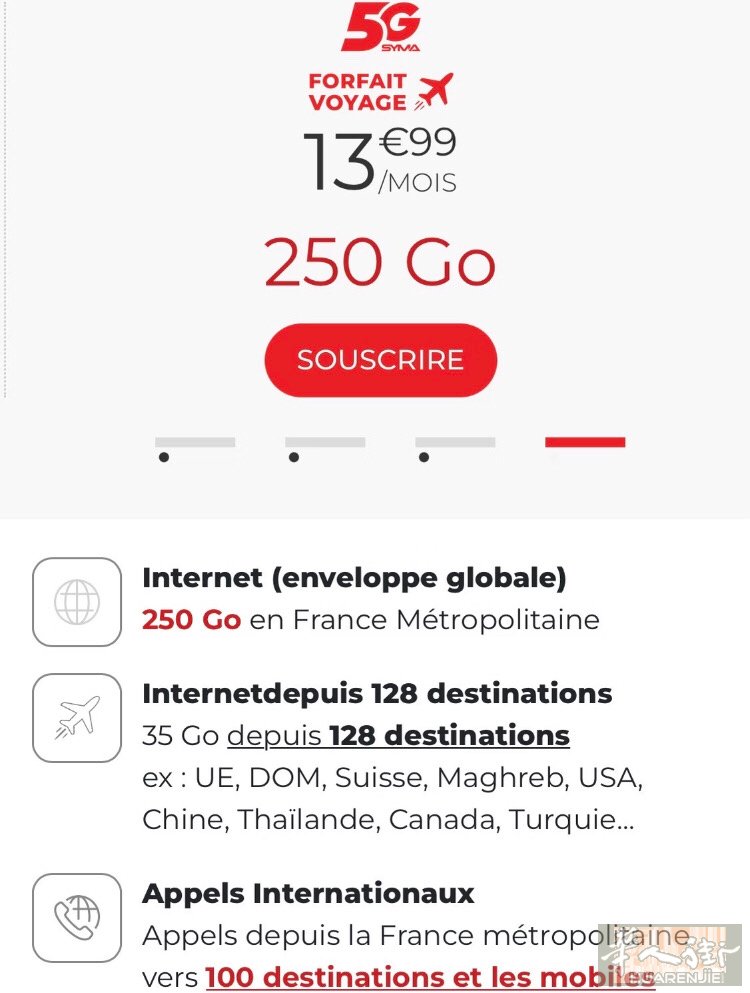 推荐syma13.99套餐，免费打国内，35G多国流量含中国
