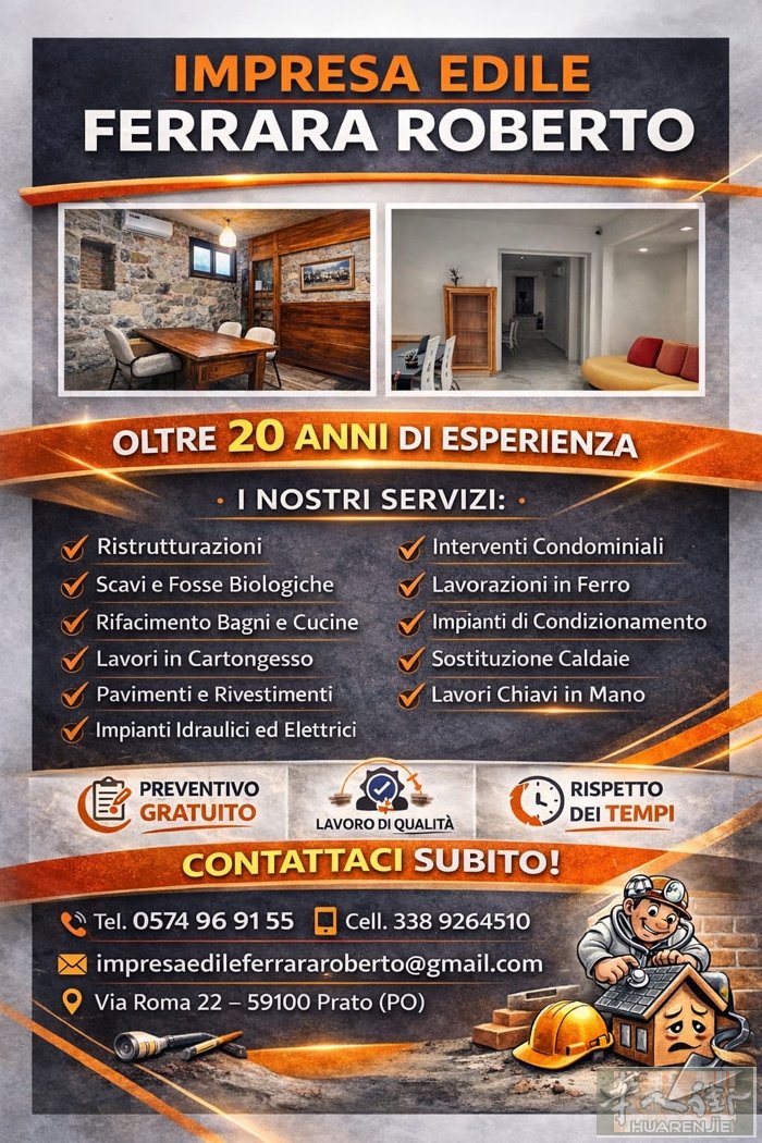 IMPRESA EDILE FERRARA ROBERTO 我们的服务： - 各