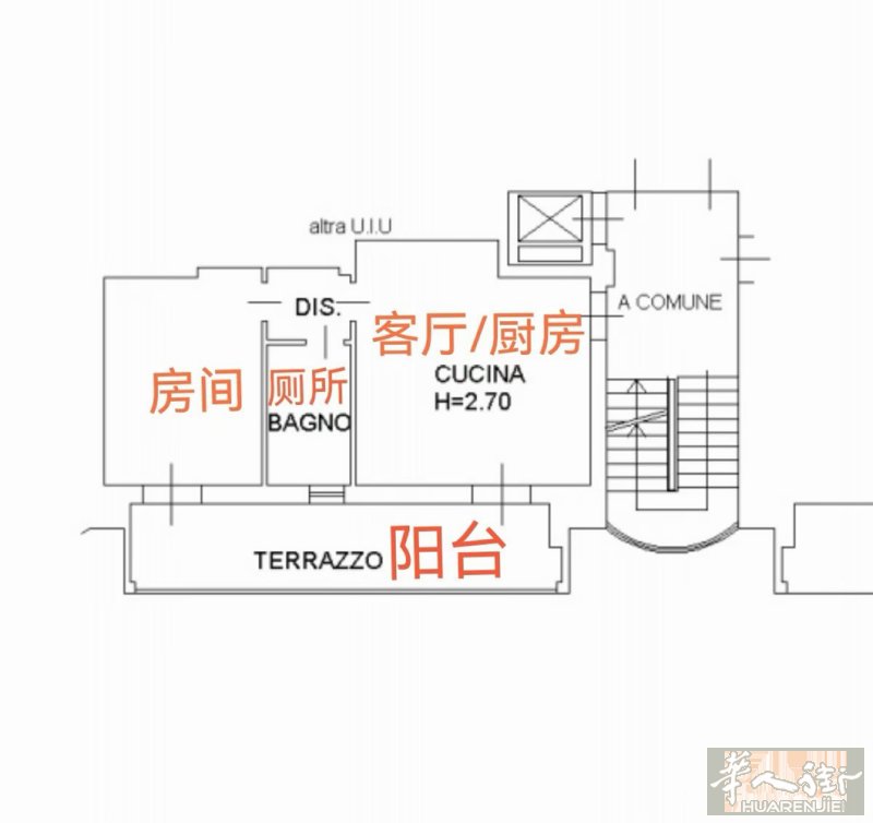 中国街公园附近一室一厅投资房出售带车库里面有租客合同刚写带租客出售适合投资售价1
