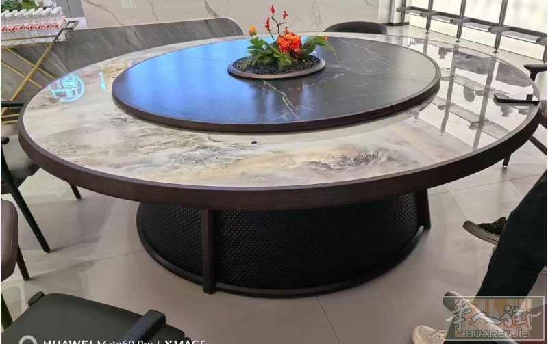 出售餐馆专用圆桌，带自动旋转