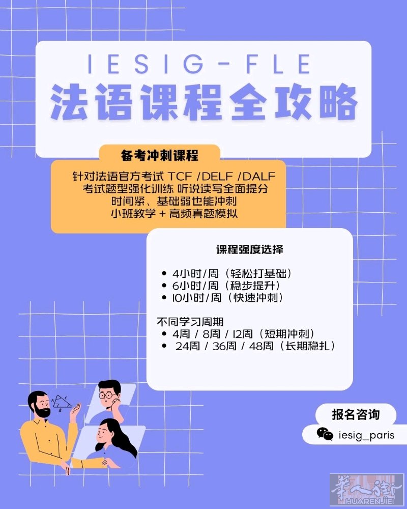 【考前冲刺班】续居留必看 法国新规已定！语言不过=居留受影响！ IESIG FL