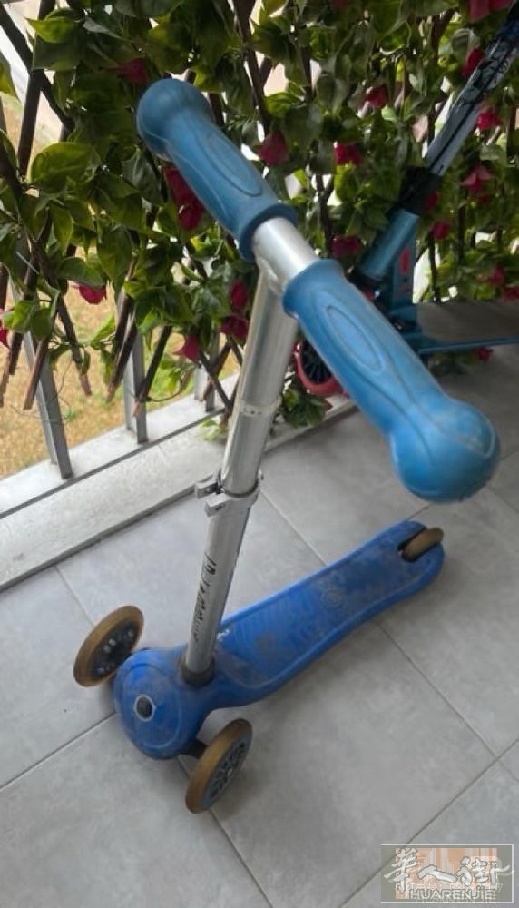 出售3辆Trottinette，3轮蓝色给6岁以下孩子使用（10），其他适合6岁
