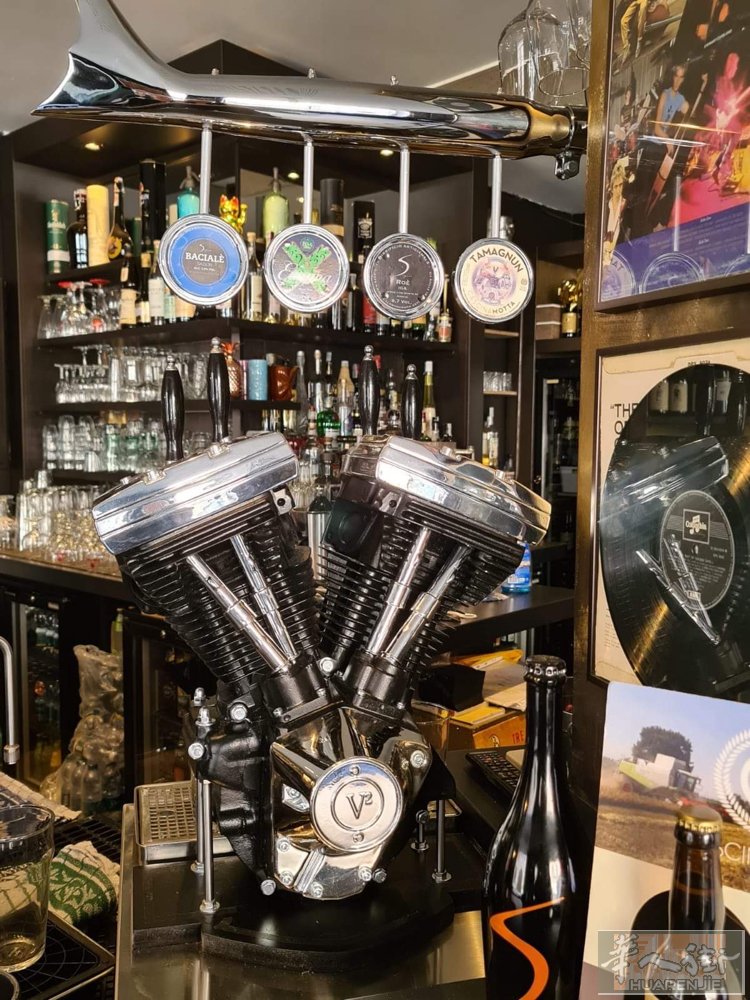 cuneo辖区 Alba 市中心 一家老外Pub  三个门面 ，店内装修独特，全
