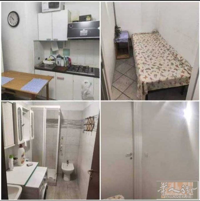 12欧小单间地板价白菜价高性价比！意大利区分都单人间！住家住满一共4人人