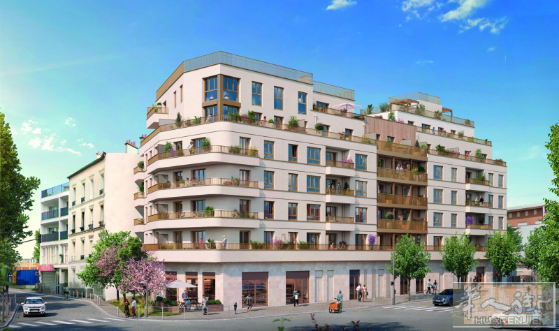 巴黎93区Bagnolet 新房,步行14分钟到地铁11 号线
