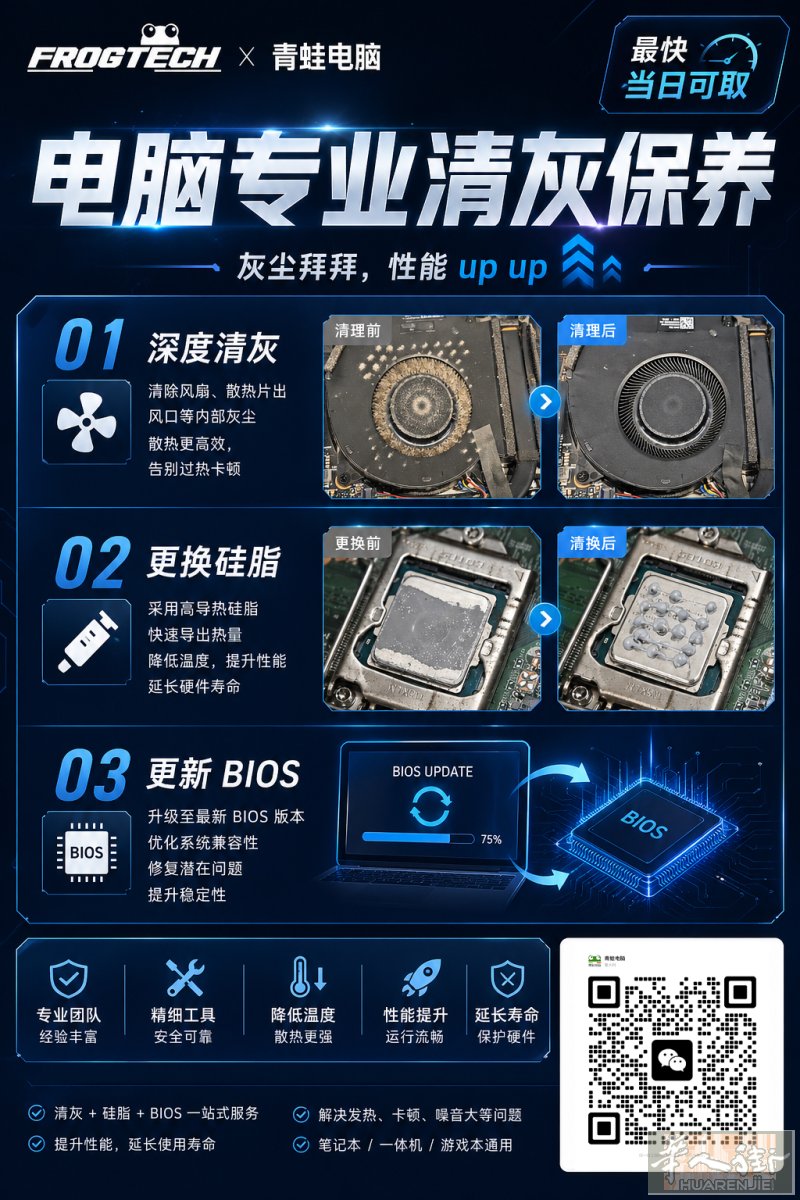 笔记本清灰
