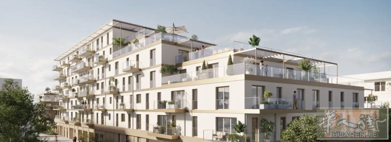 巴黎南部92省Antony全新住宅🏠距离巴黎市中心仅约30分钟🌳项目围绕一个大型中央景观花园打造，形成“城市绿洲”🚇紧邻未来18号线Antonypole