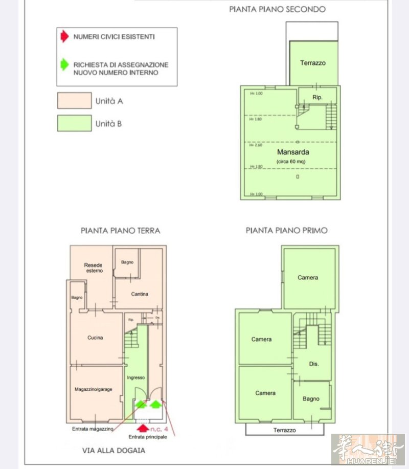 Prato 出售 独立房  私人电话☎️： 3358157980  出售位于Ma