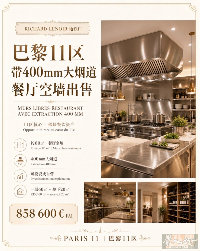 巴黎11区｜Richard-Lenoir 地铁口附近 餐厅 murs libre
