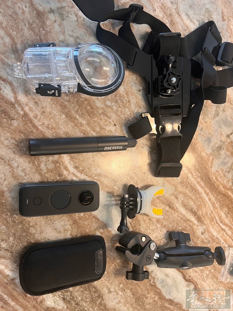 insta360 one x2及超多配件，满足潜水，滑雪，骑行，各种户外活动录制