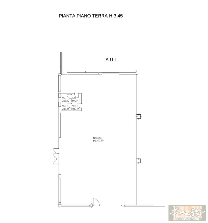 【瑞麦地产】出租san donà di piave 300平米店铺