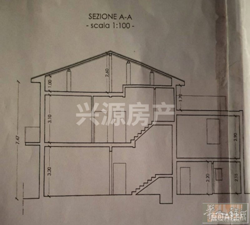 Prato在Maliseti 的CONAD超市附近新装修 落地房出售： 面积约2