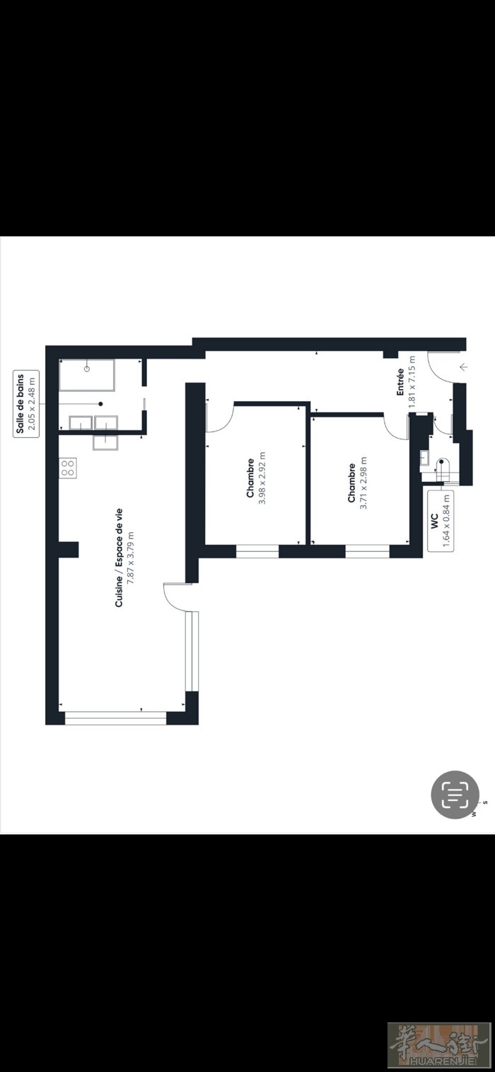 🏡 【巴黎20区 Avenue Gambetta｜精装两房一厅｜带庭院使用权】