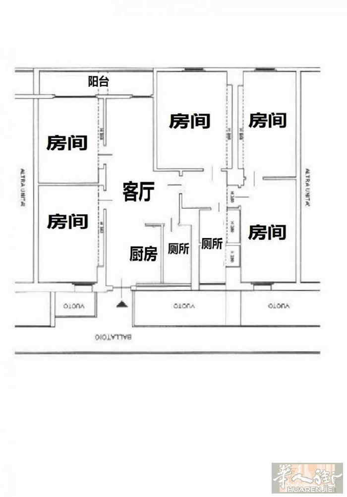【好房出租】Comasina好房出租，四个房间，两卫，房间通透明亮，环境舒适，可