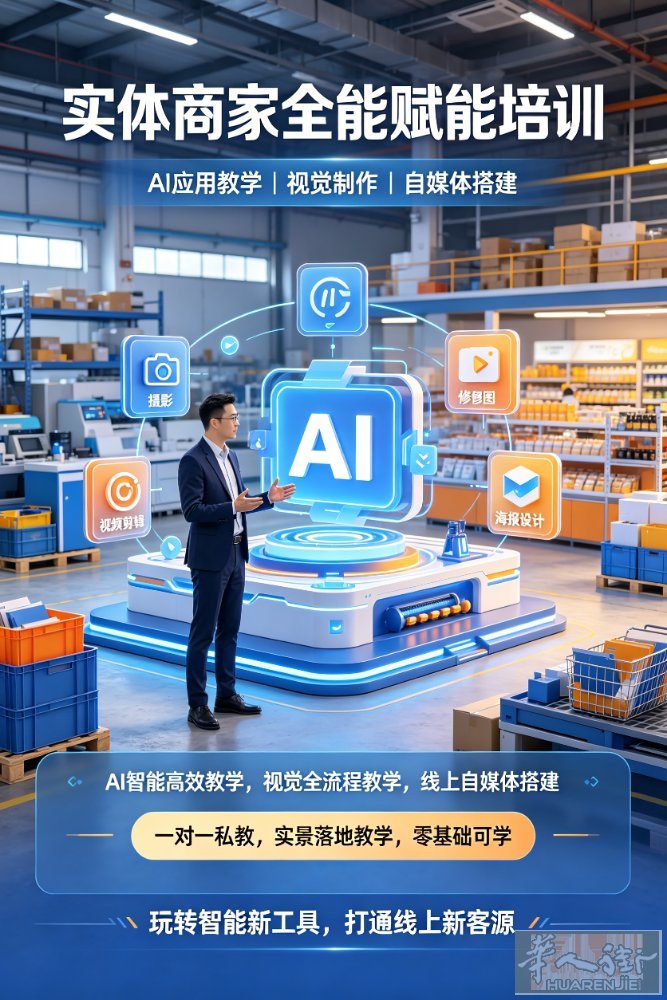 实体工厂·线下商铺专属全能运营培训 专注助力传统实体行业数字化转型 【核心教学内