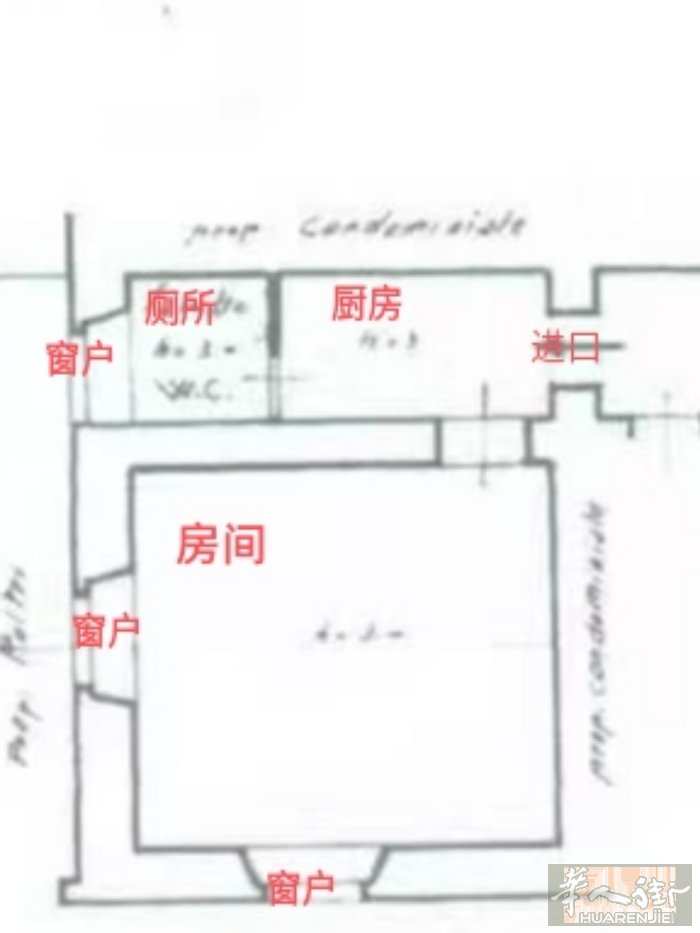 （出租）via fiume Firenze市中心50平储藏室，离火车站，巴士站，
