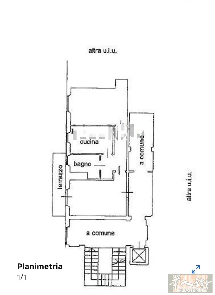 出售 Montegrappa 约50平方米2楼带电梯公寓，靠近学校、超市和体育场