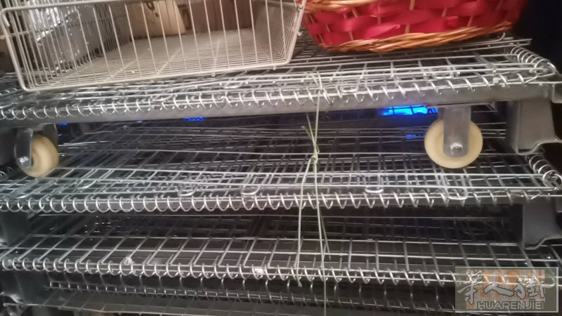 适合工厂的篮子 有轮