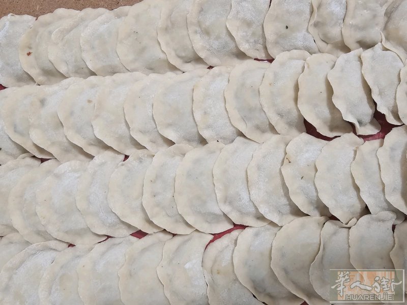 米兰手工水饺10欧50个素馅韭菜鸡蛋粉条豆腐