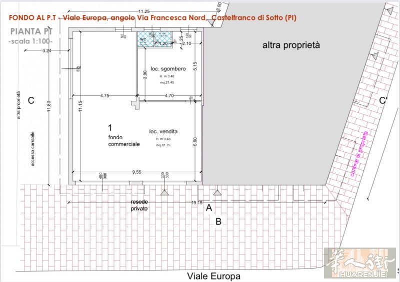 Pisa 出售 店铺  私人📧：‪ d.salcioli@gmail.com