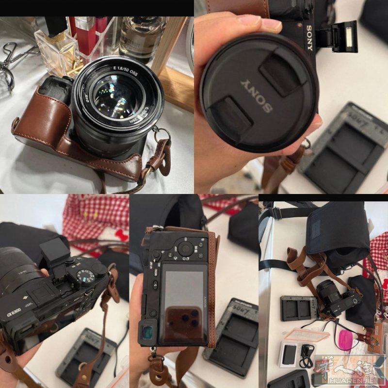出一个sony a6300 送sony 镜头 ➕一个相机包➕三块电池（其中一个很
