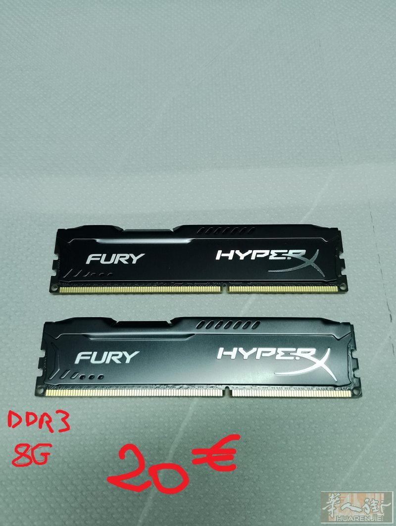出售 电脑内存 DDR3 DDR4 4G 8G 16G 24G 5€ 10€ 15€