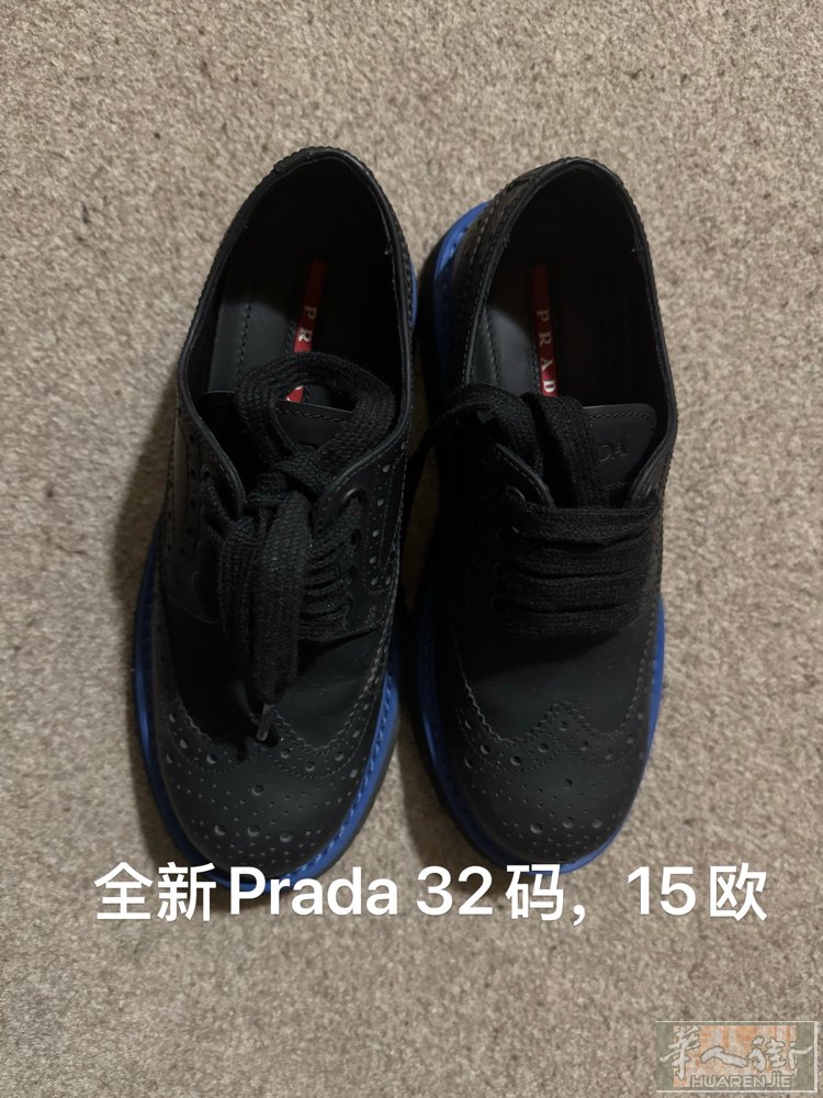 全新prada皮鞋，32码，15欧