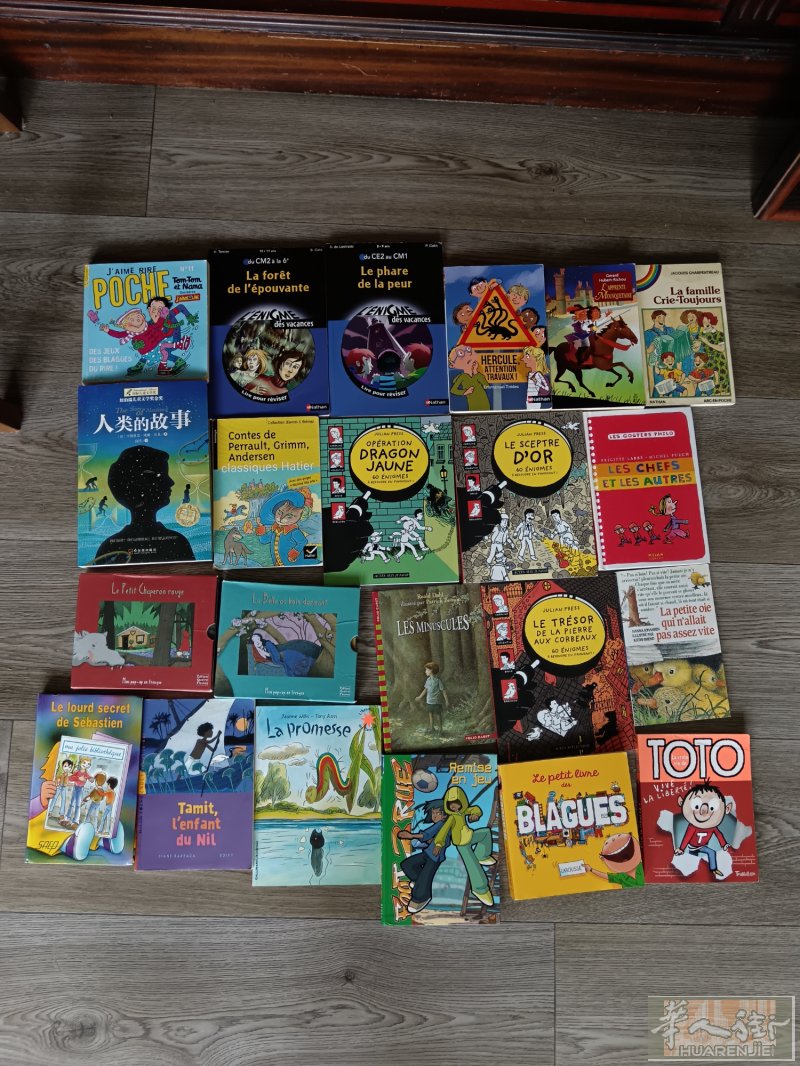 儿童用书甩卖2欧一本，有10岁以上用书和小些孩子用书。还有一些成套书籍有需要的来电咨询。