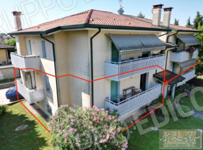 【拍卖房】Pramaggiore, Venezia 出售公寓  2室1厅2卫